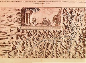 Map of Valteline, returned to the Swiss by Louis XIII, King of France and Navarre, 1626 by French School